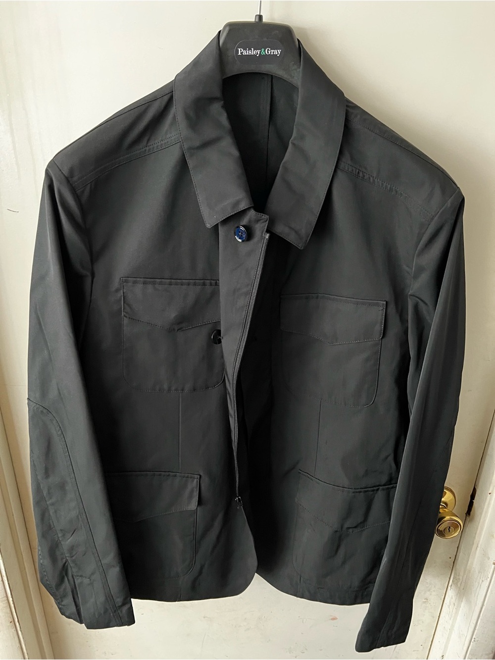 Paisley & Gray Black Lightweight Men's Field Jacket